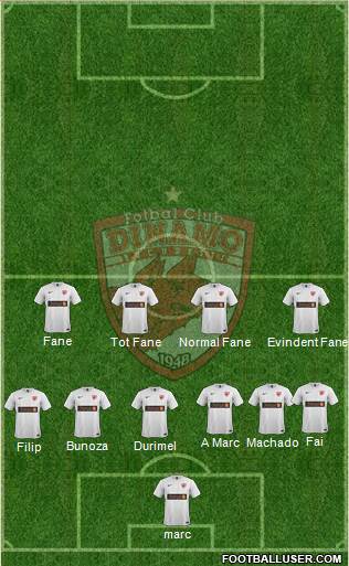 FC Dinamo 1948 Bucharest Formation 2015