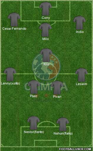 CD Olimpia Formation 2015