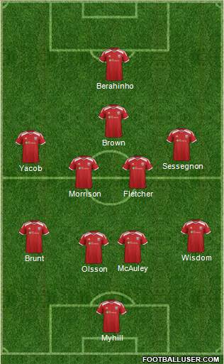 West Bromwich Albion Formation 2015