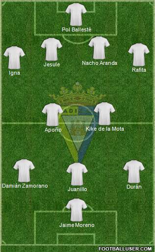 Cádiz C.F., S.A.D. Formation 2015
