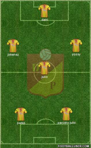 CS Deportivo Pereira Formation 2015