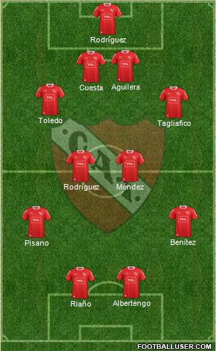 Independiente Formation 2015