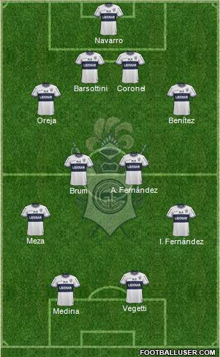 Gimnasia y Esgrima de La Plata Formation 2015