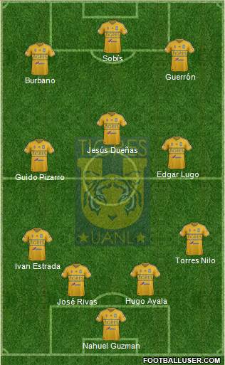 Club Universitario de Nuevo León Formation 2015