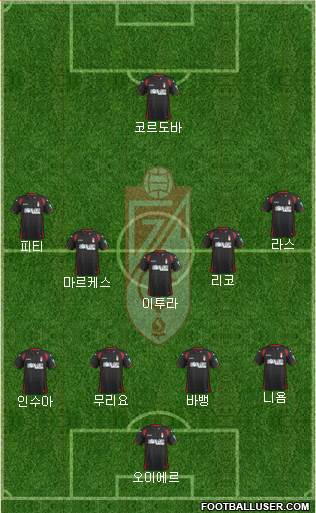 Granada C.F. Formation 2015