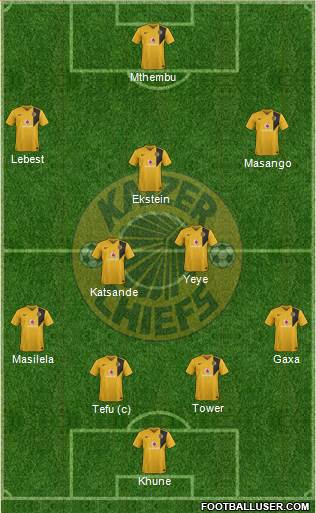 Kaizer Chiefs Formation 2015