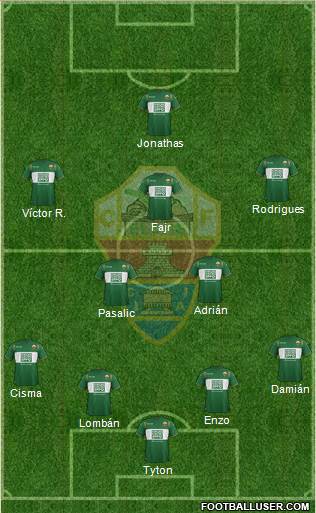 Elche C.F., S.A.D. Formation 2015