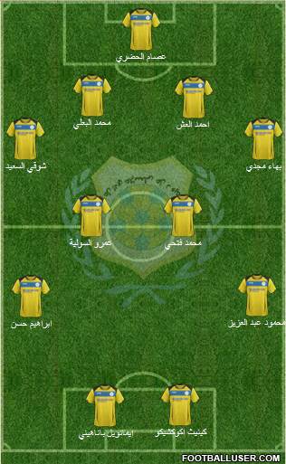 Ismaily Sporting Club Formation 2015