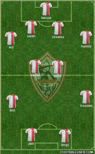 Zamalek Sporting Club Formation 2015