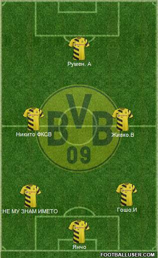 Borussia Dortmund Formation 2015