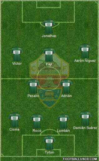 Elche C.F., S.A.D. Formation 2015