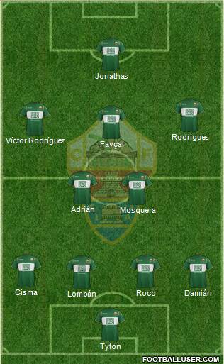Elche C.F., S.A.D. Formation 2015