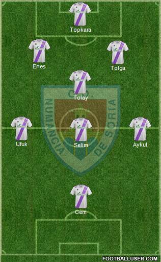 C.D. Numancia S.A.D. Formation 2015