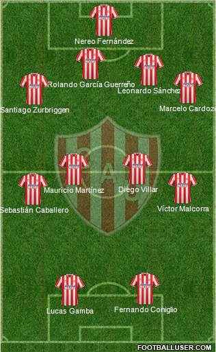 Unión de Santa Fe Formation 2015