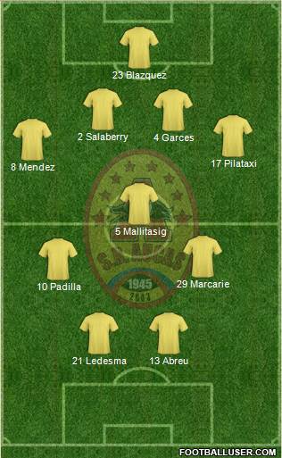 SD Aucas Formation 2015