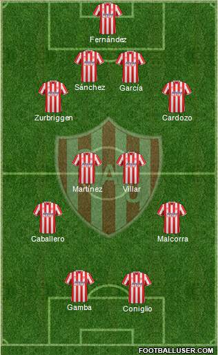 Unión de Santa Fe Formation 2015