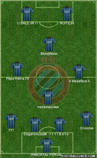Club Brugge KV Formation 2015