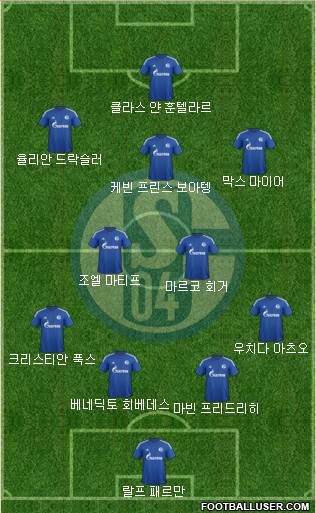 FC Schalke 04 Formation 2015