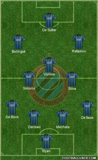 Club Brugge KV Formation 2015