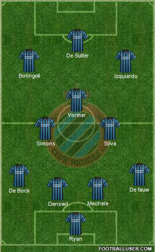 Club Brugge KV Formation 2015