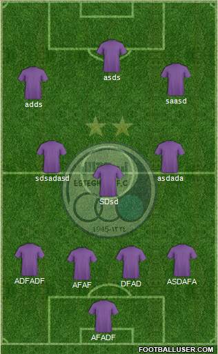 Esteghlal Tehran Formation 2015