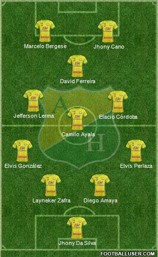 CD Atlético Huila Formation 2015