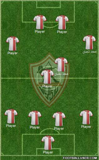 Zamalek Sporting Club Formation 2015