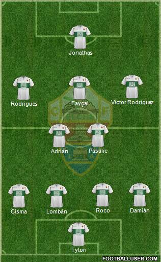 Elche C.F., S.A.D. Formation 2015