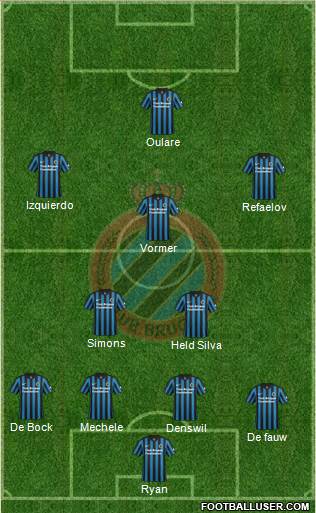Club Brugge KV Formation 2015