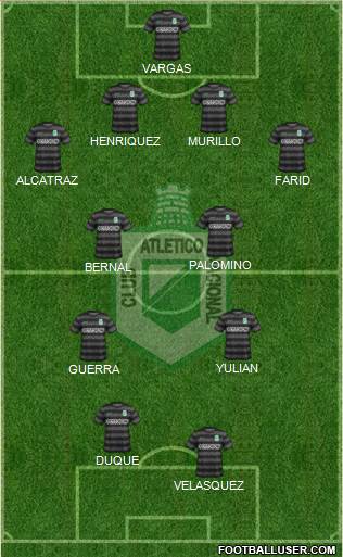 CDC Atlético Nacional Formation 2015