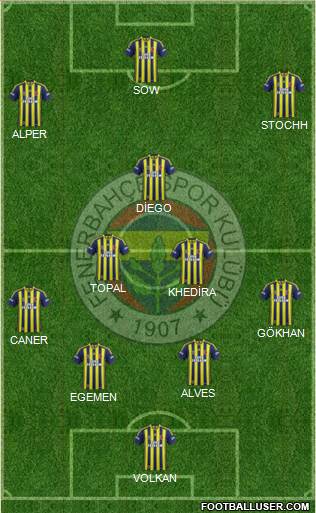 Fenerbahçe SK Formation 2015