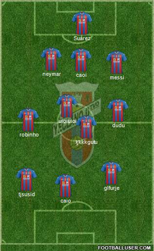 Yeclano Deportivo Formation 2015