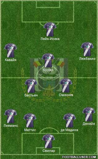 RSC Anderlecht Formation 2015