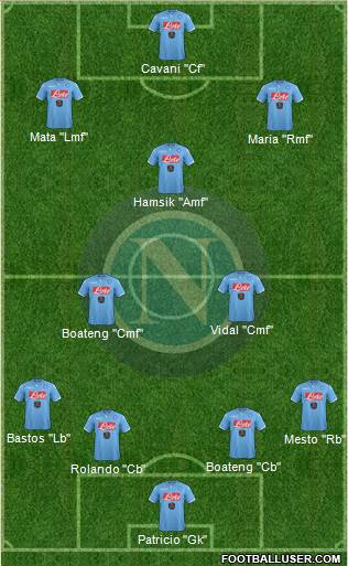 Napoli Formation 2015