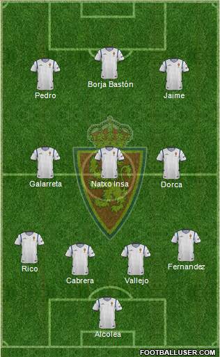 R. Zaragoza S.A.D. Formation 2015