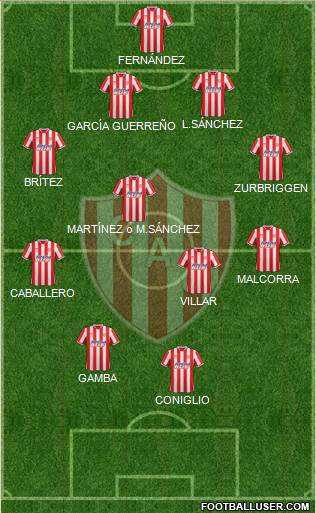 Unión de Santa Fe Formation 2015