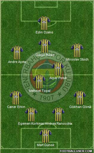 Fenerbahçe SK Formation 2015