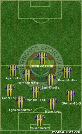 Fenerbahçe SK Formation 2015