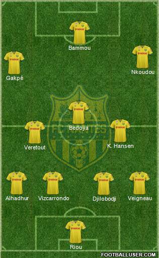 FC Nantes Formation 2015