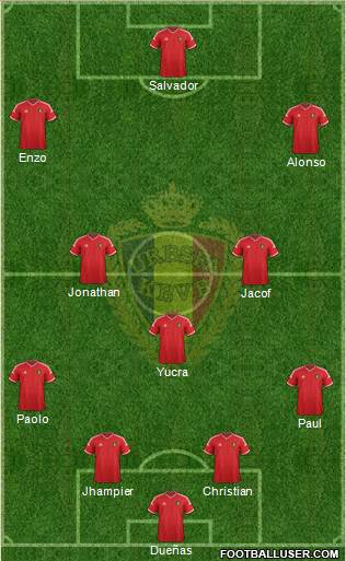 Belgium Formation 2015