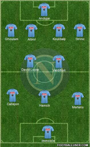 Napoli Formation 2015
