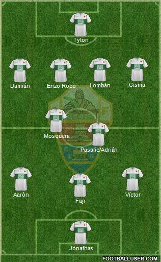 Elche C.F., S.A.D. Formation 2015