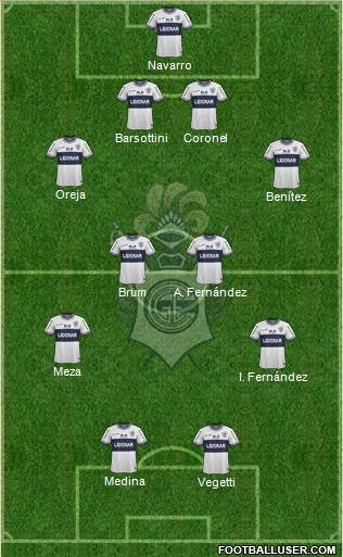 Gimnasia y Esgrima de La Plata Formation 2015