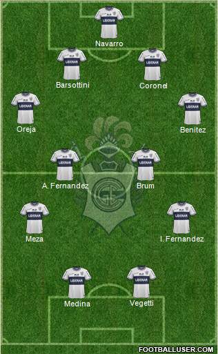 Gimnasia y Esgrima de La Plata Formation 2015