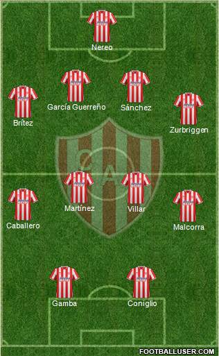Unión de Santa Fe Formation 2015