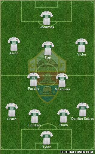 Elche C.F., S.A.D. Formation 2015