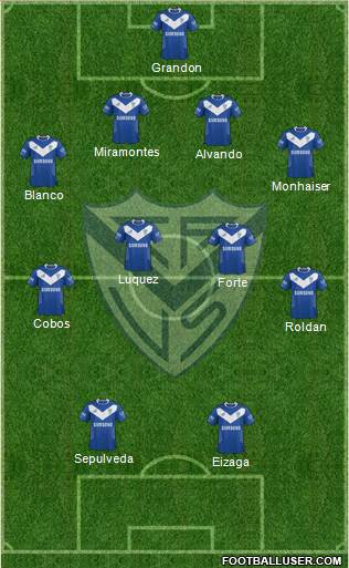 Vélez Sarsfield Formation 2015