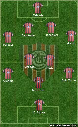 Chacarita Juniors Formation 2015