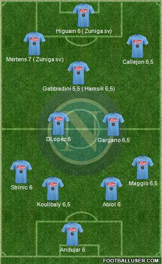 Napoli Formation 2015