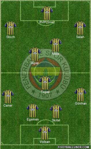 Fenerbahçe SK Formation 2015